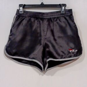 FILA Satin Reflective Boxing Shorts W/Pockets